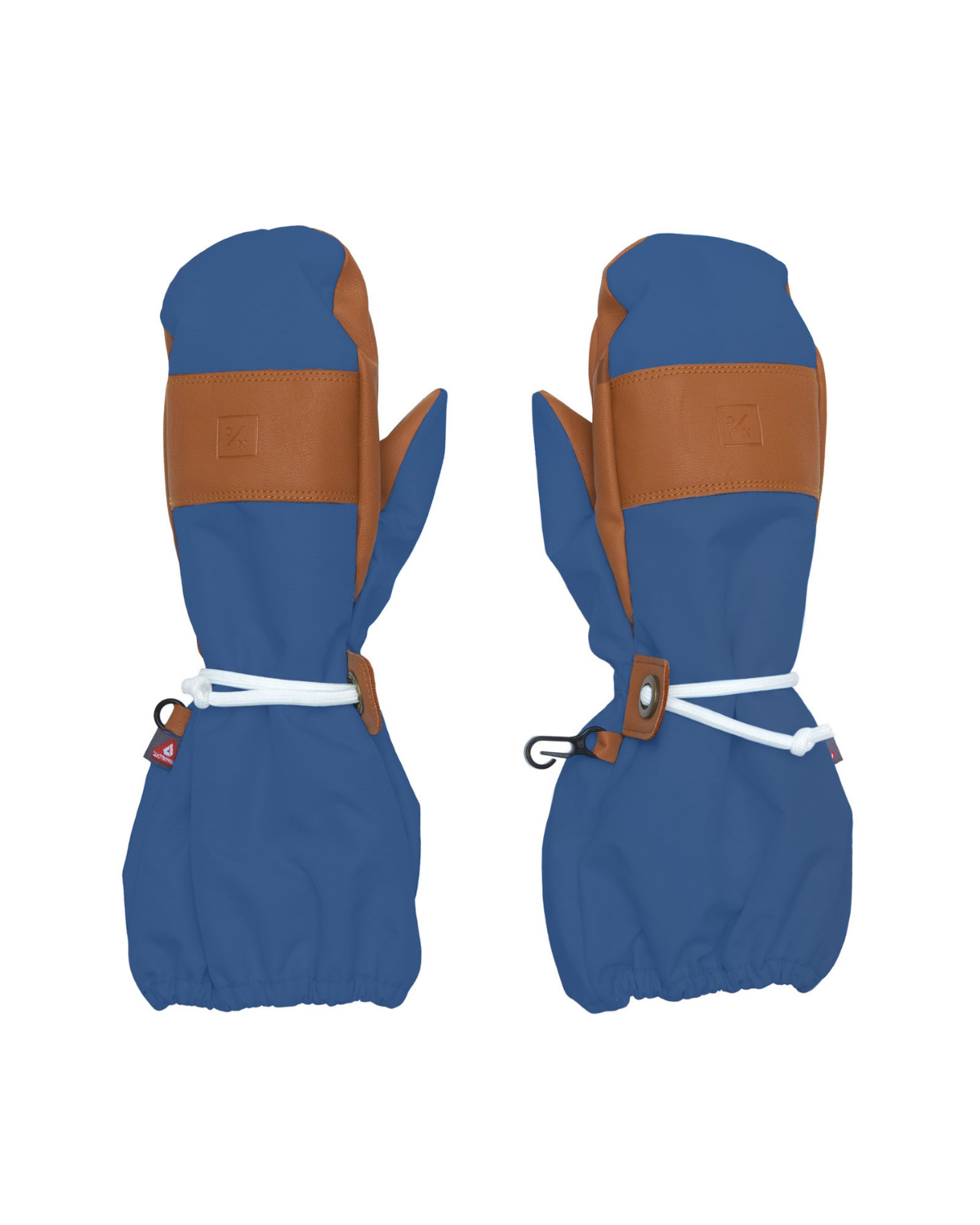 Kids Mountain Blue Waterproof Ski Mitten