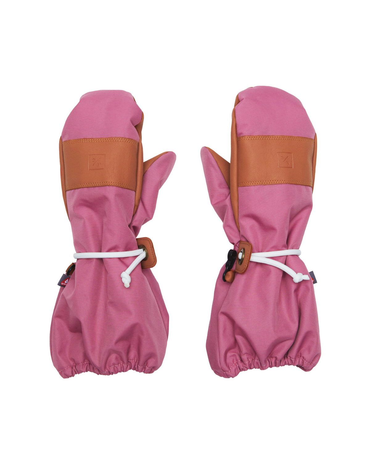 Kids Rose Pink Waterproof Ski Mitten Small