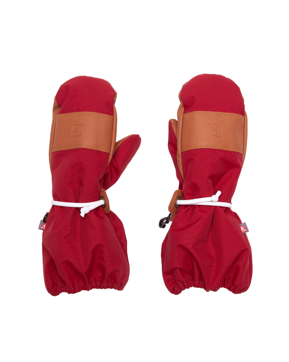 Kids Heritage Red Waterproof Ski Mitten