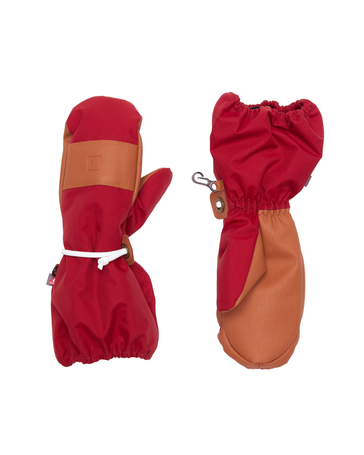 Women's Heritage Red Waterproof Ski Mitten