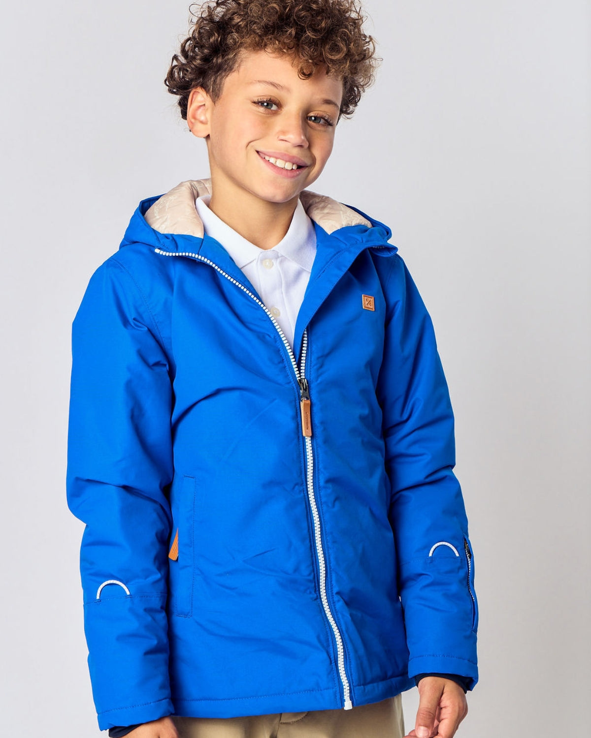 Kids Winter Coat in Varsity Blue