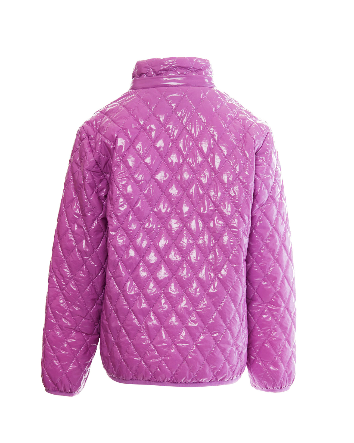 Kids Puffer Jacket in Hi-Gloss Pink Lavender
