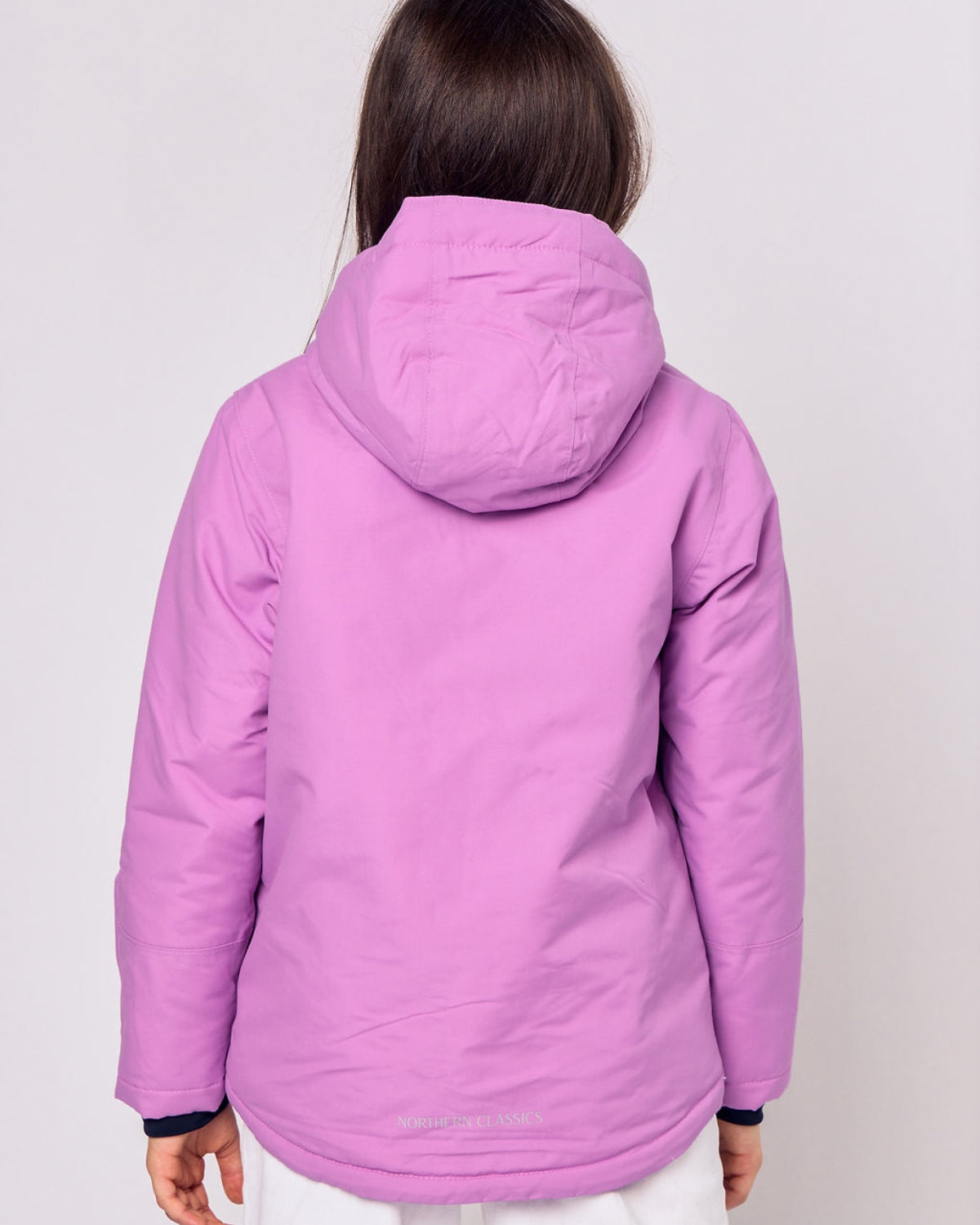 Kids Winter Coat in Pink Lavender