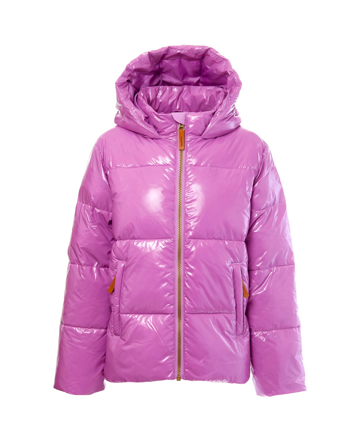 Kids Ultra Puff Coat in Hi-Gloss Pink Lavender