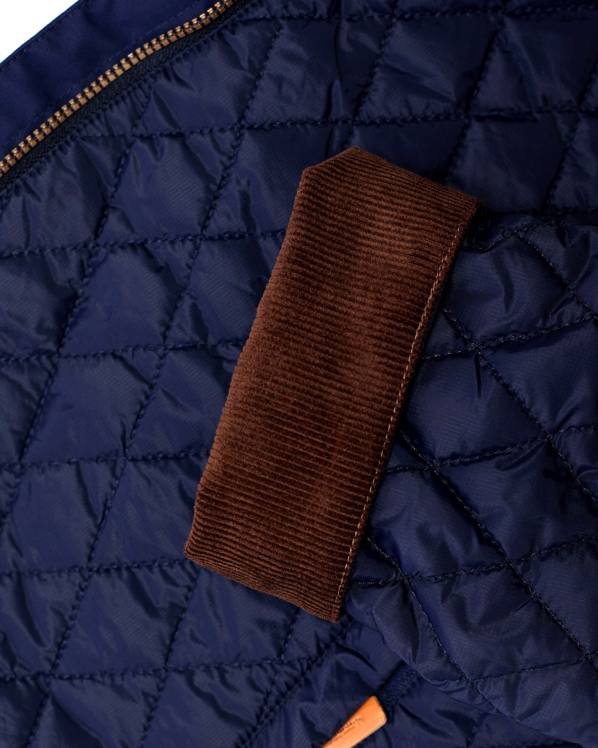 Women's Puffer Jacket in Navy Blue