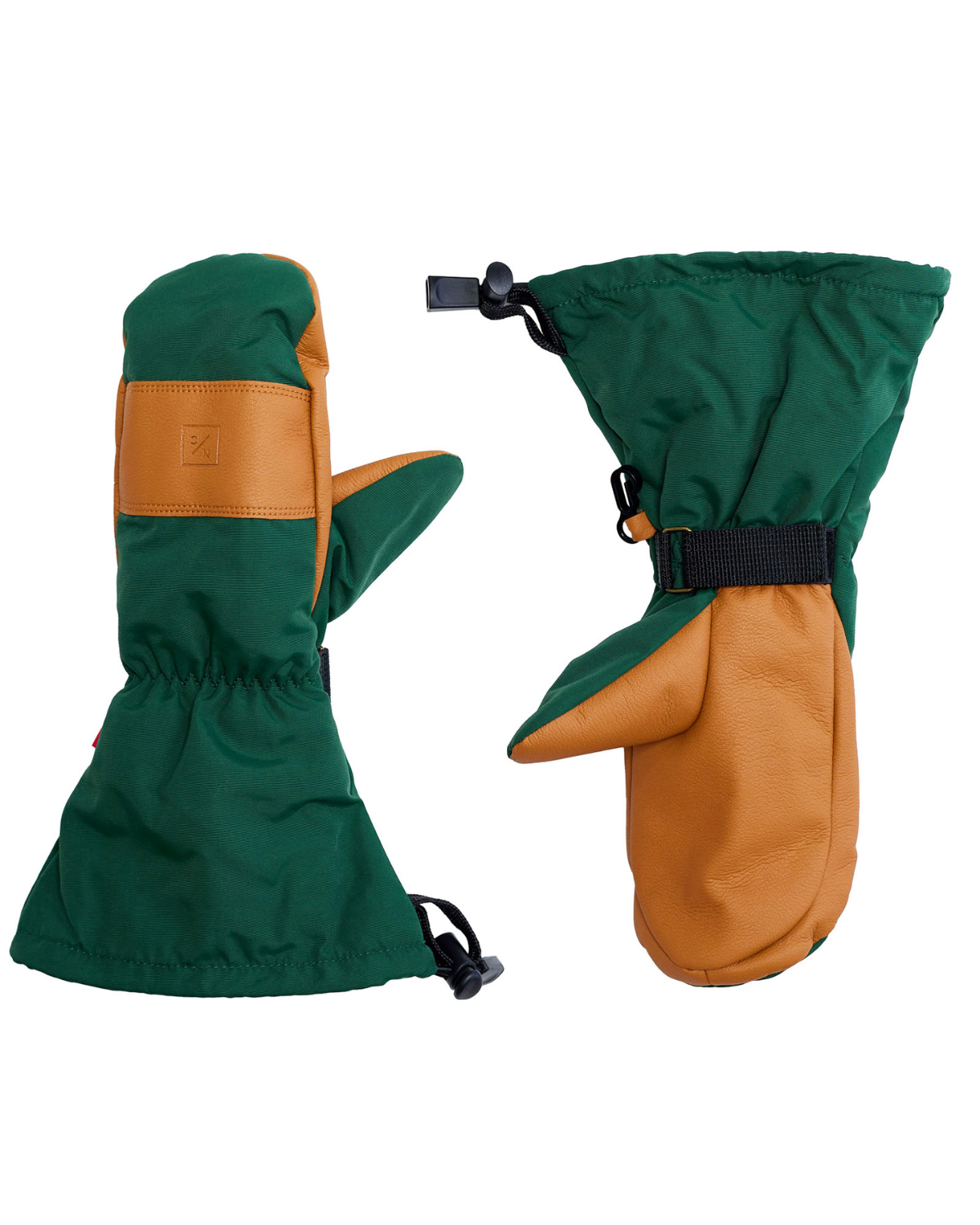 Kids Waterproof Mitten in Ivy Green