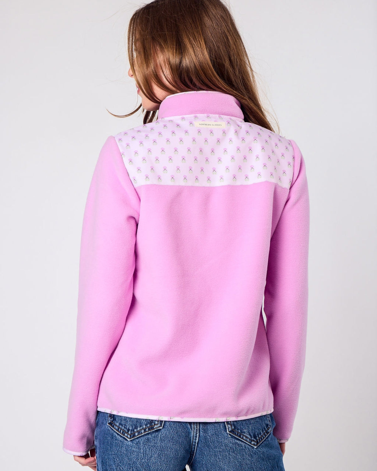 Women's Fleece Jacket in Pink Lavender
