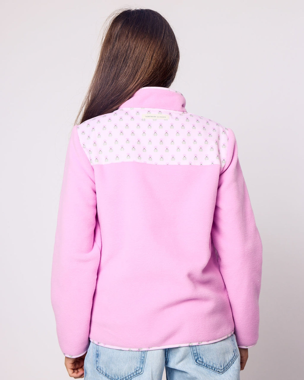Kids Fleece Jacket in Pink Lavender