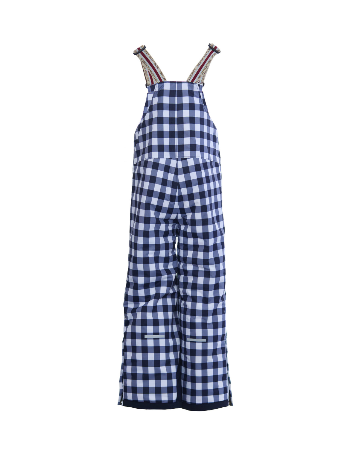 Kids Snow Pant in Navy Gingham