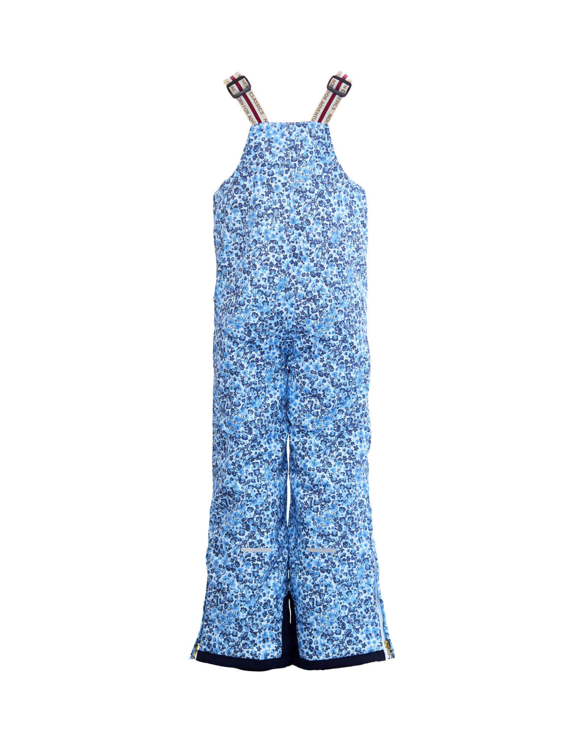 Kids Snow Pant in Blue Ditsy Floral