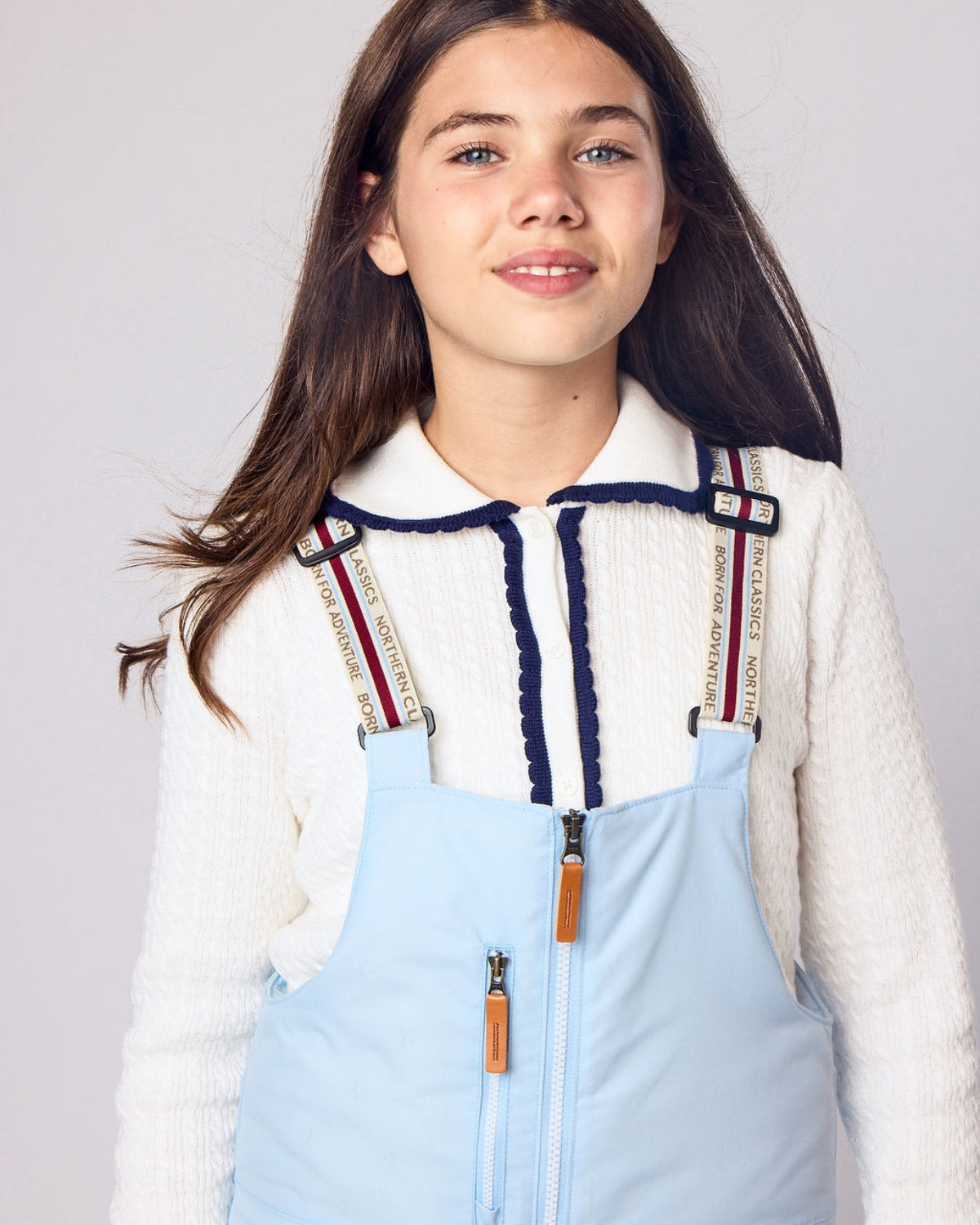 Kids Snow Pant in Cloud Blue
