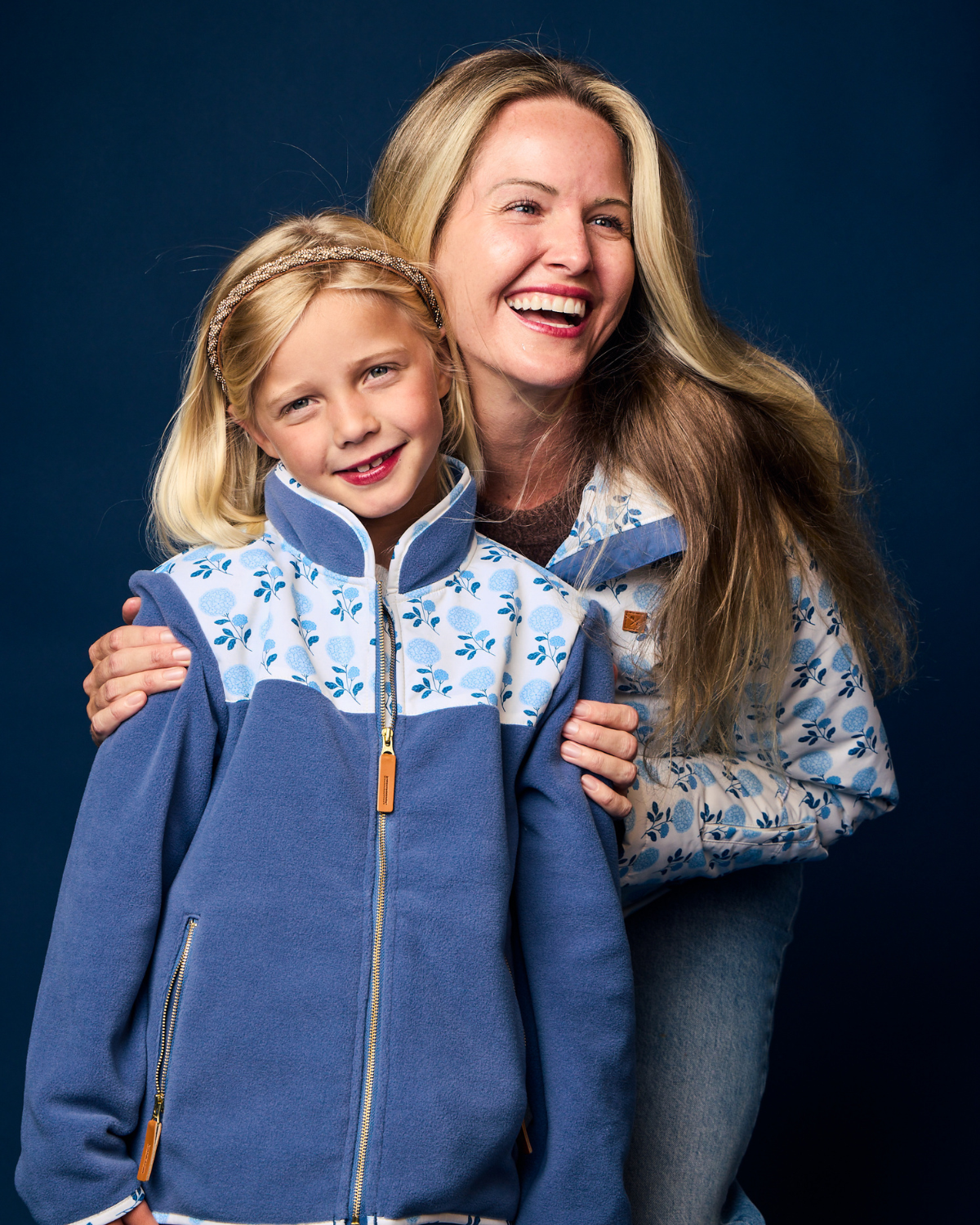 Women's Hydrangea Fleece Jacket