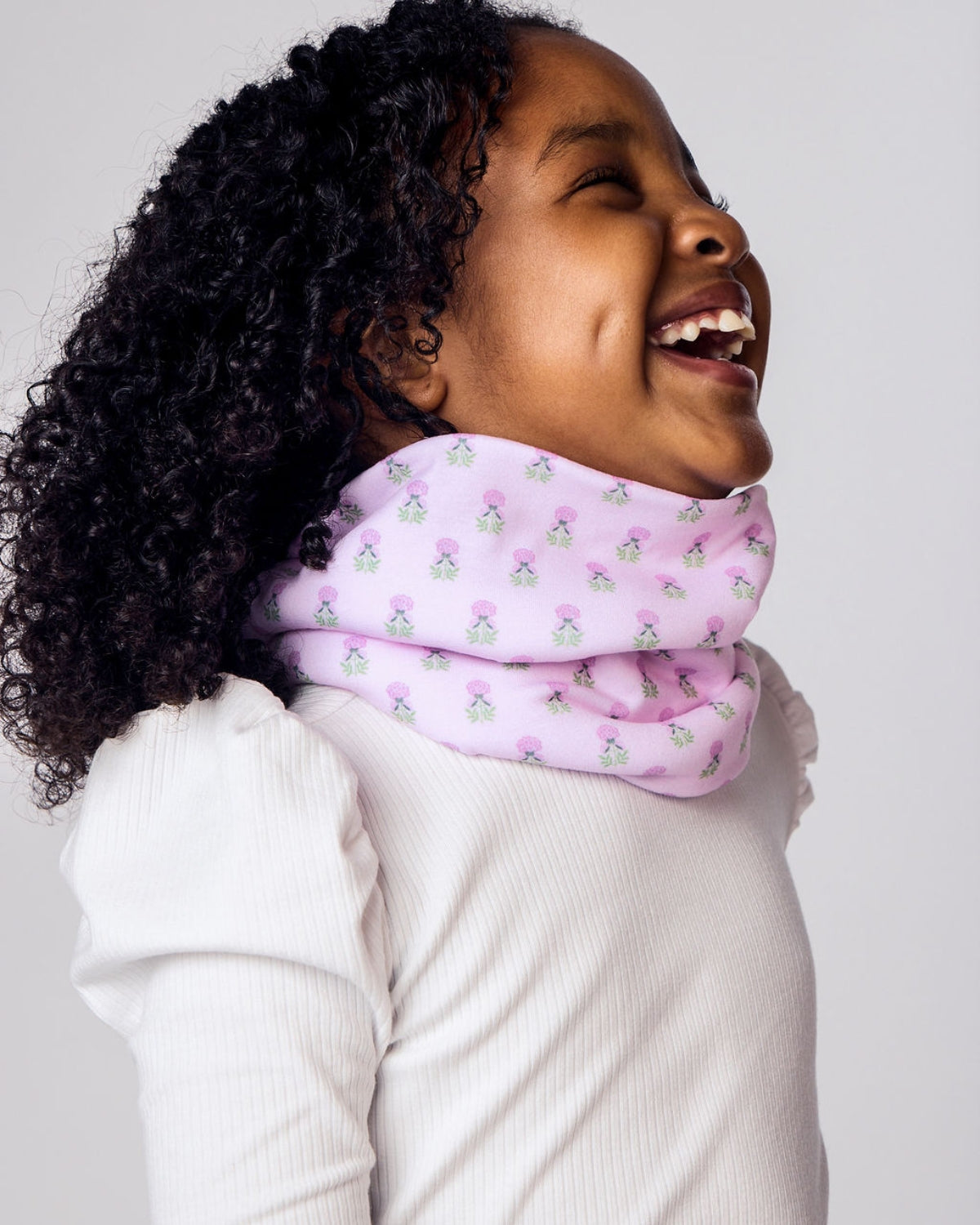 Neck Warmer in Pink Marigold