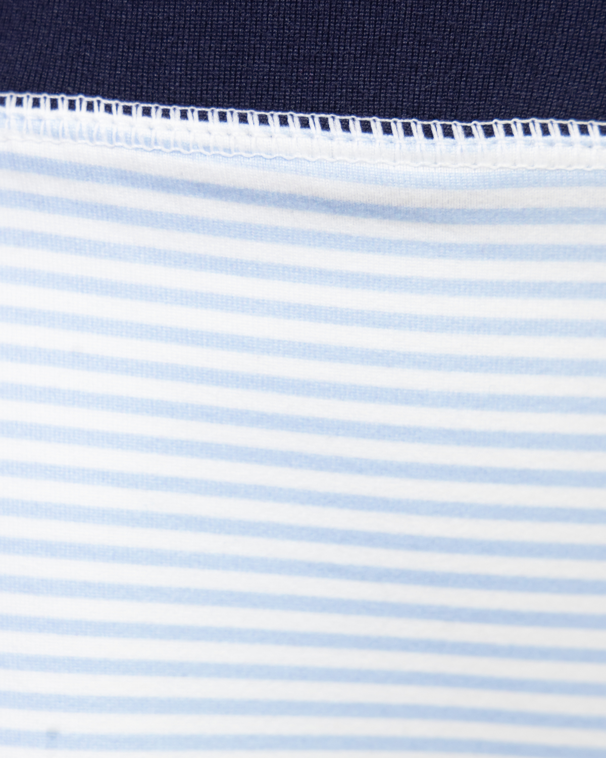 Kids Base Layer Set in Sky Blue Stripes