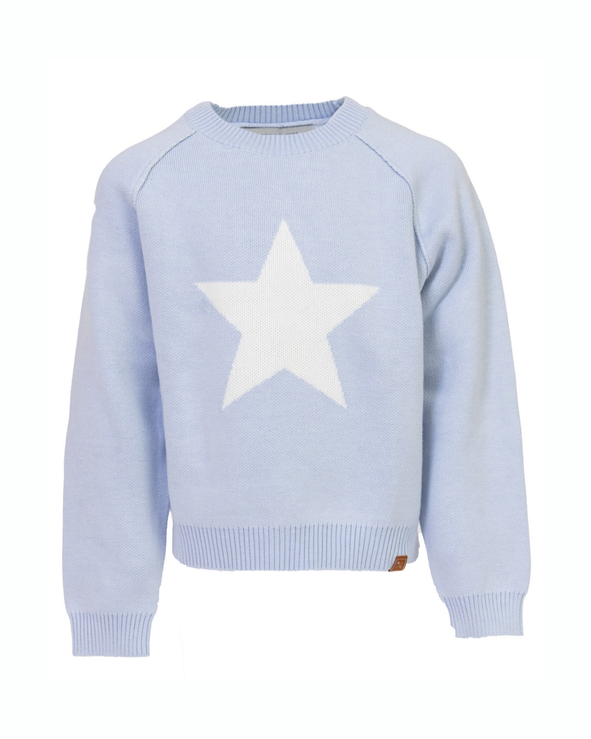 Kids Après Star Sweater in Light Blue