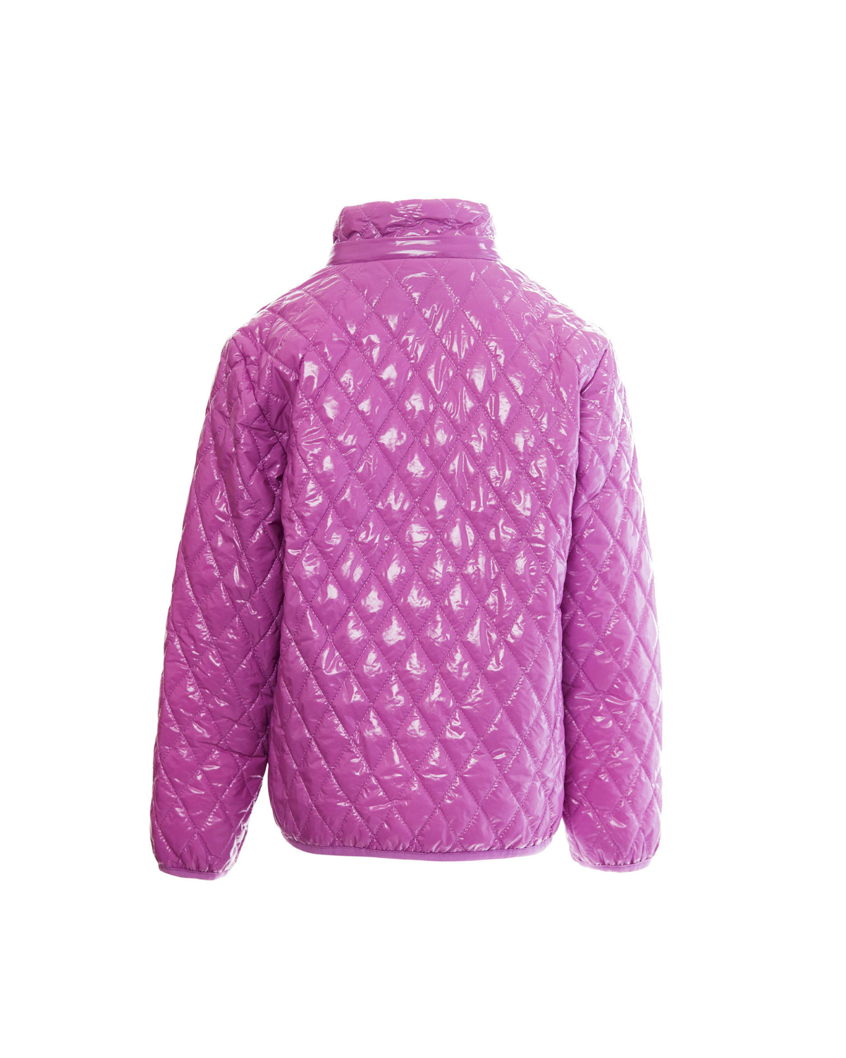 Kids Puffer Jacket in Hi-Gloss Pink Lavender