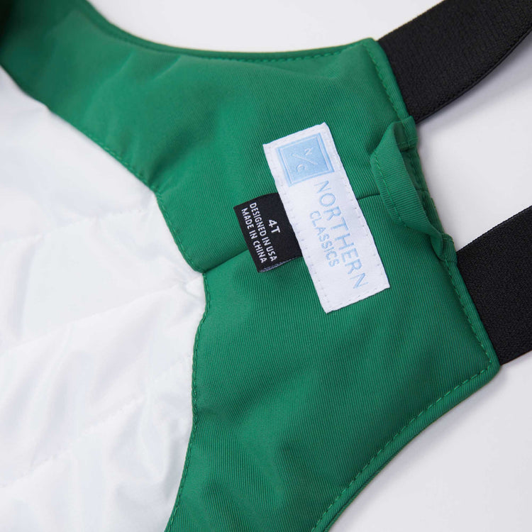 The Classic Bib in Pine Green