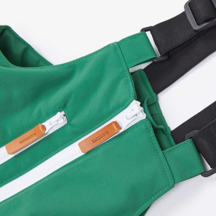 The Classic Bib in Pine Green