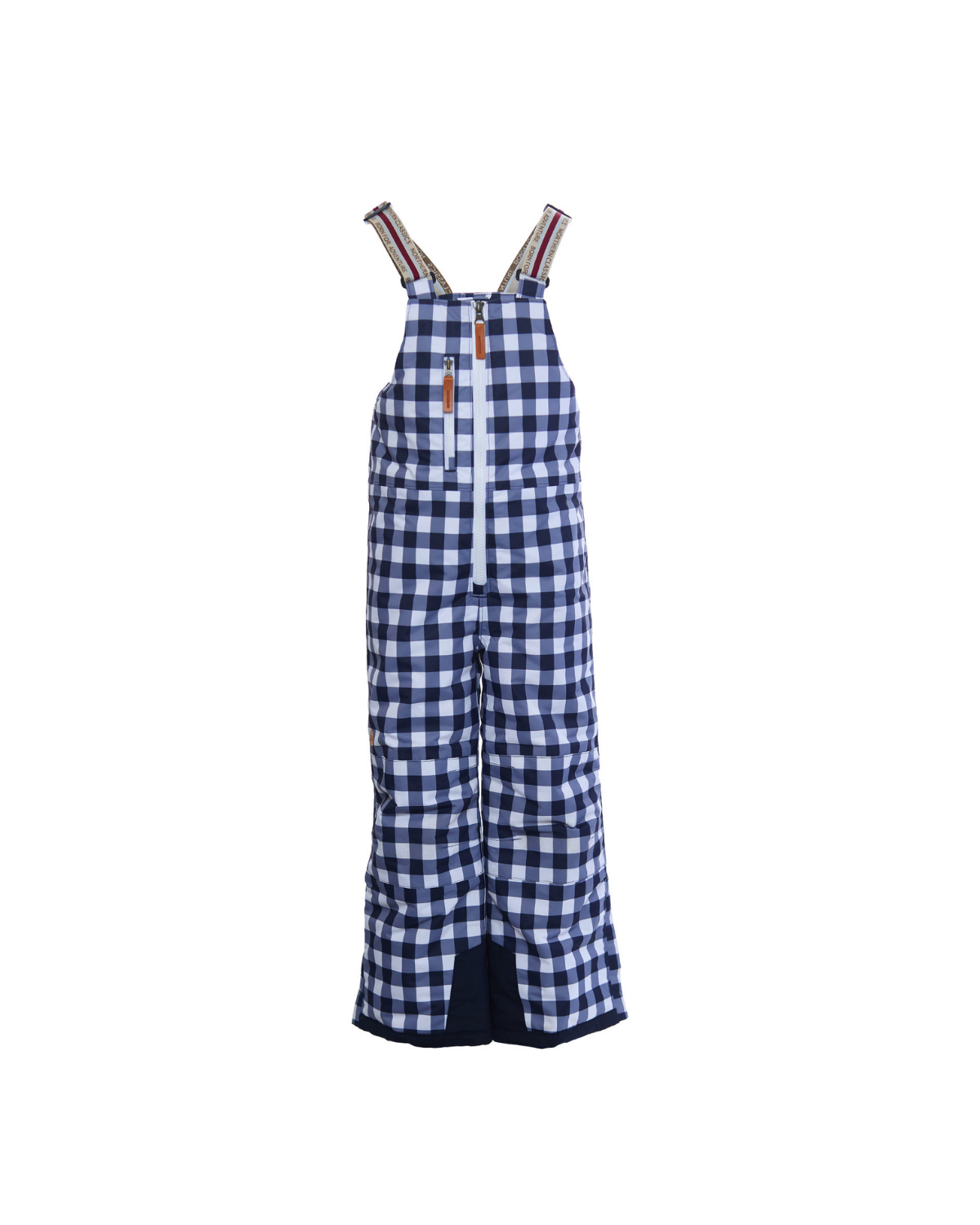 Kids Snow Pant in Navy Gingham