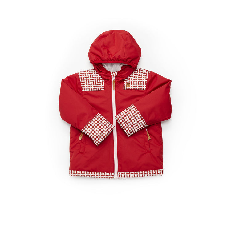 Swiss Cross Coat in Red