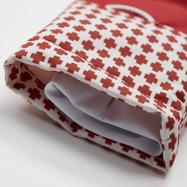 Swiss Cross Coat in Red