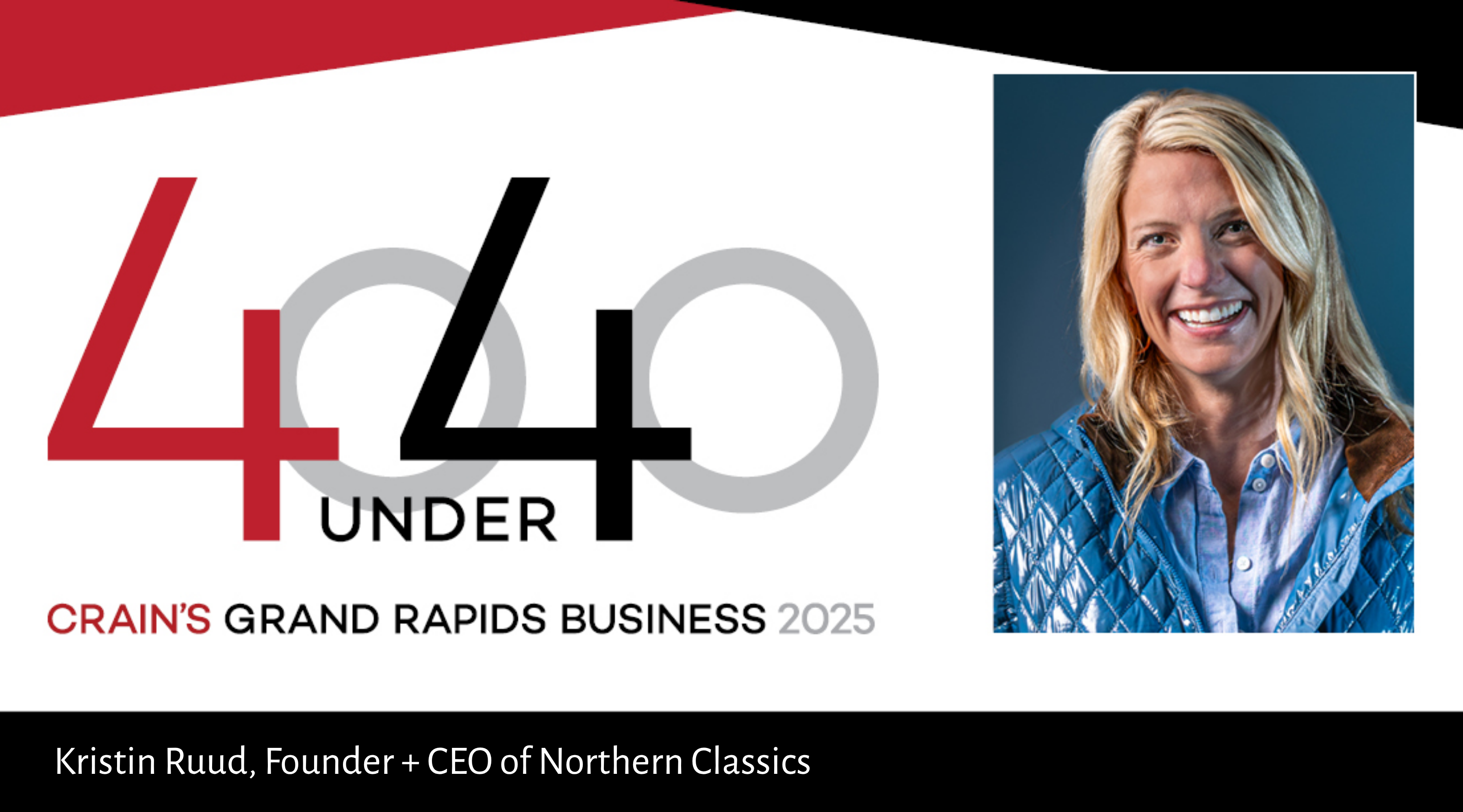 Celebrating Kristin Ruud: Named to Crain’s Grand Rapids Business 40 Under 40