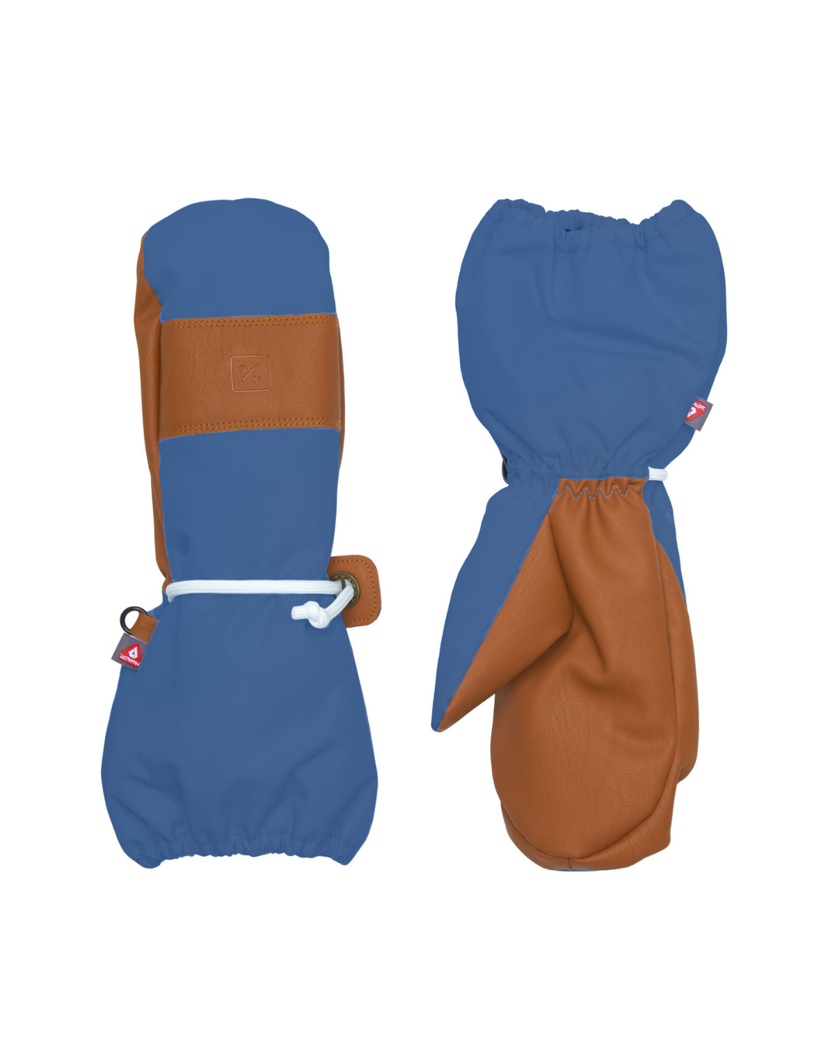 Kids Mountain Blue Waterproof Ski Mitten