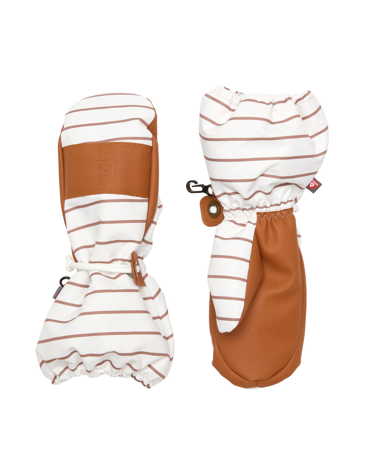 Kids Breton Stripe Waterproof Ski Mitten