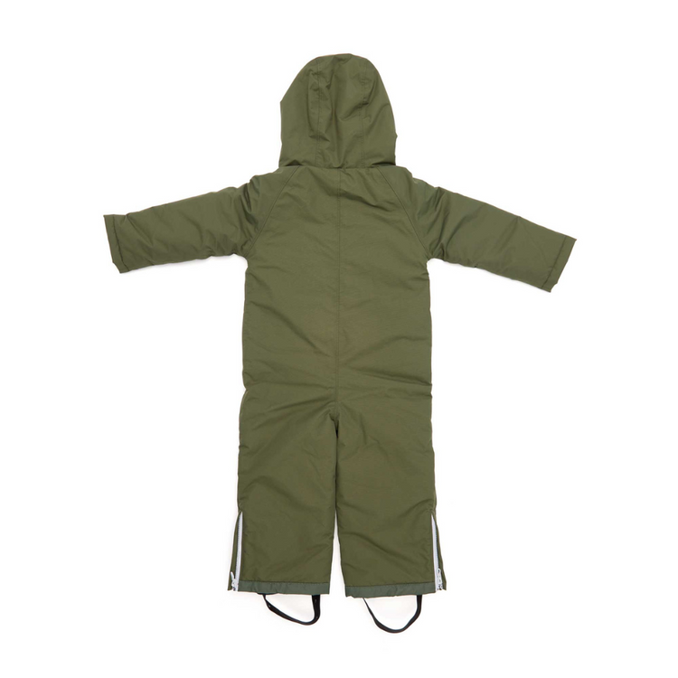 Mosaic Snowsuit in Olive Green