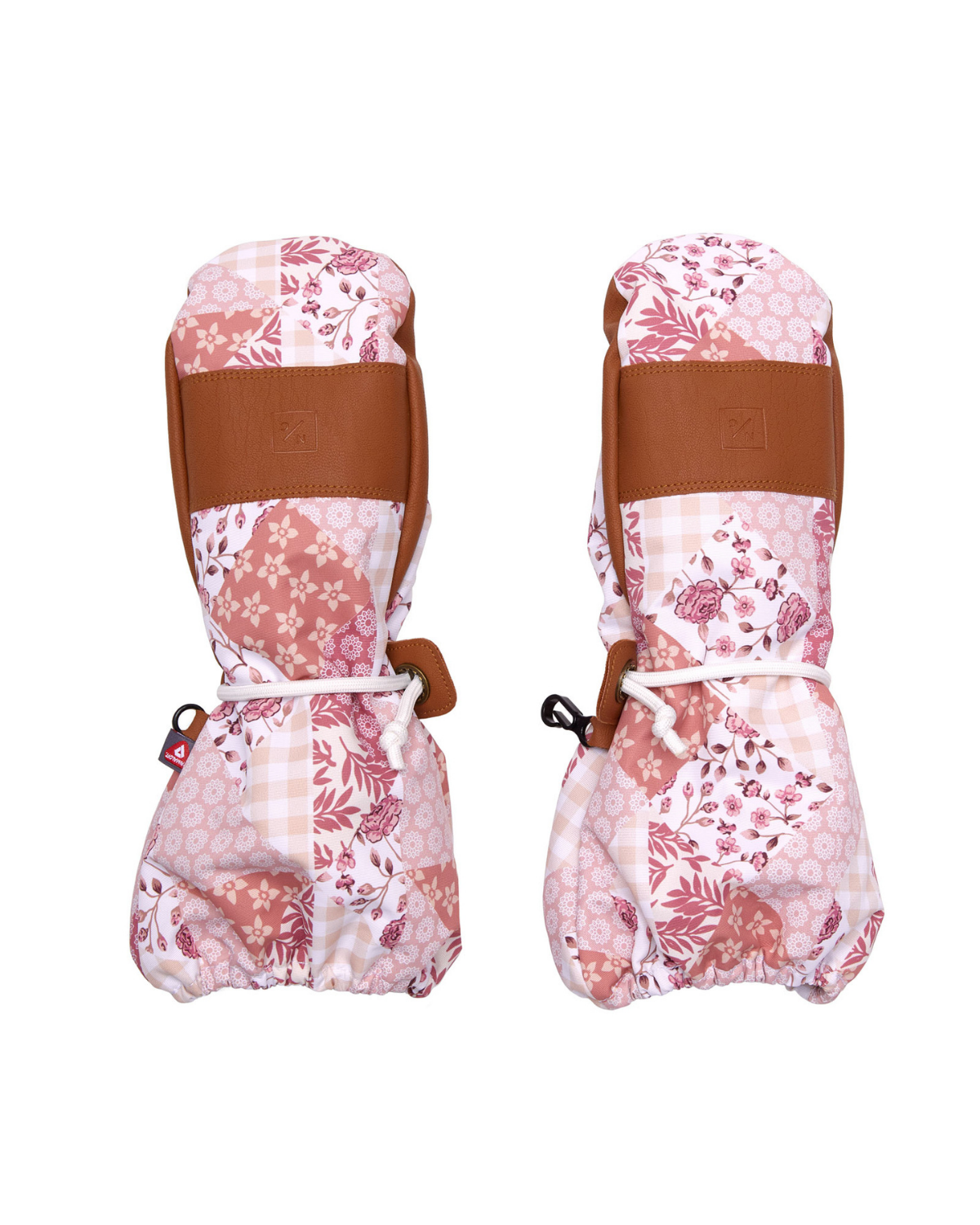 Kids Patchwork Waterproof Ski Mitten