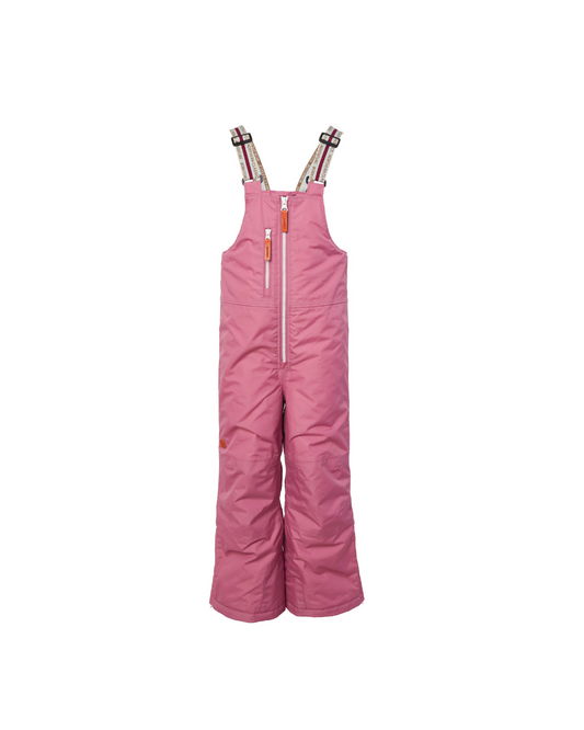 Kids Rose Pink Bib Snow Pant