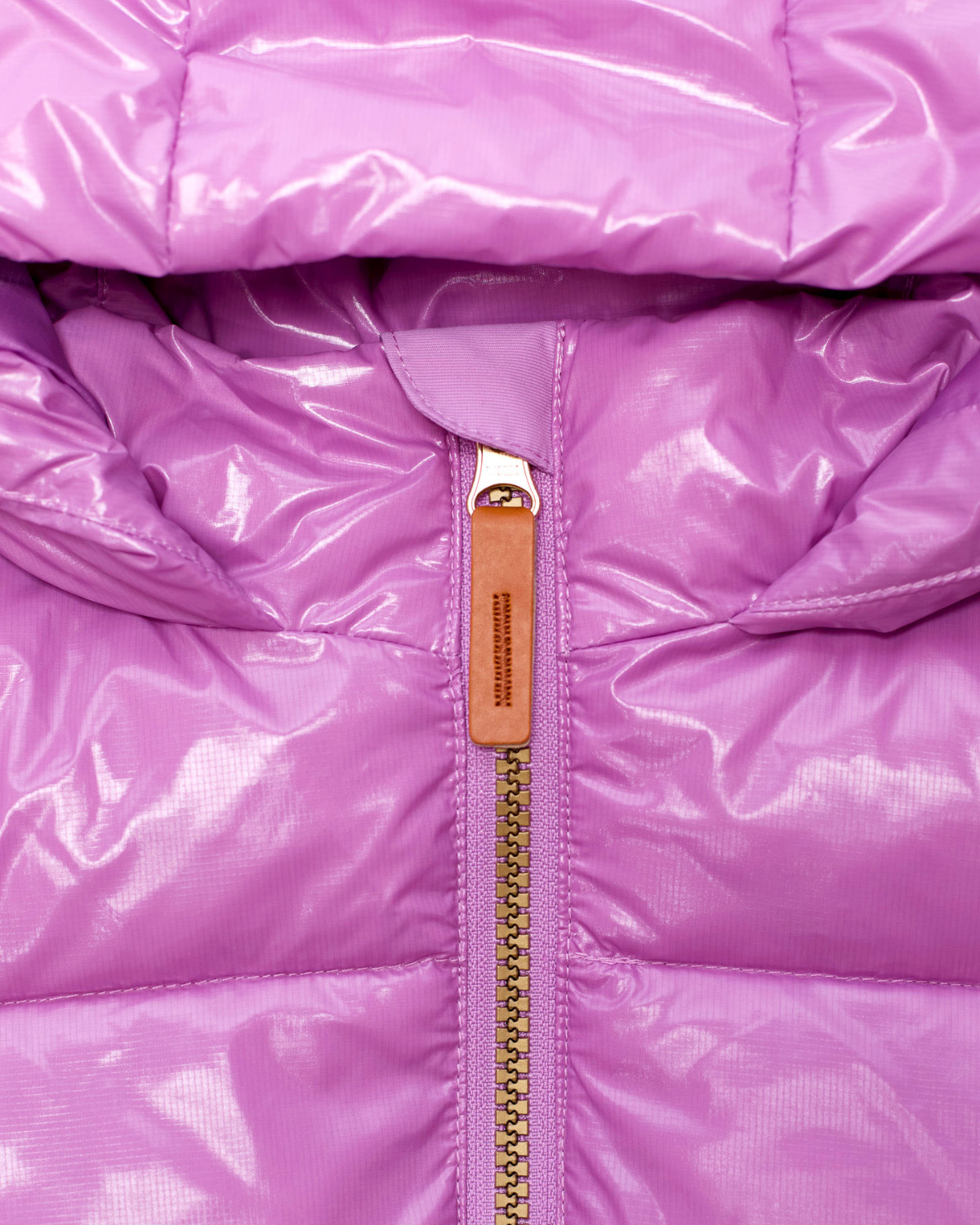 Kids Ultra Puff Coat in Hi-Gloss Pink Lavender
