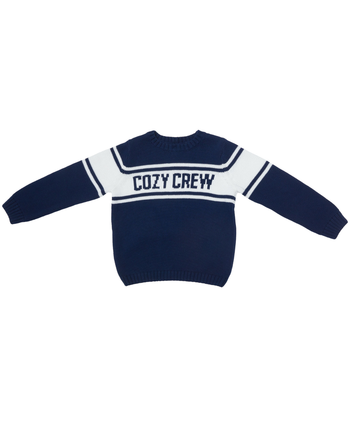 Kids Navy Cozy Crew Sweater