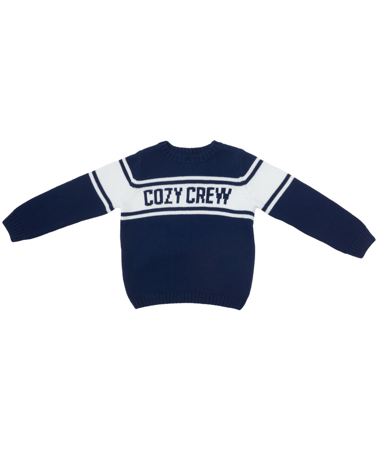 Women's Navy Cozy Crew Sweater