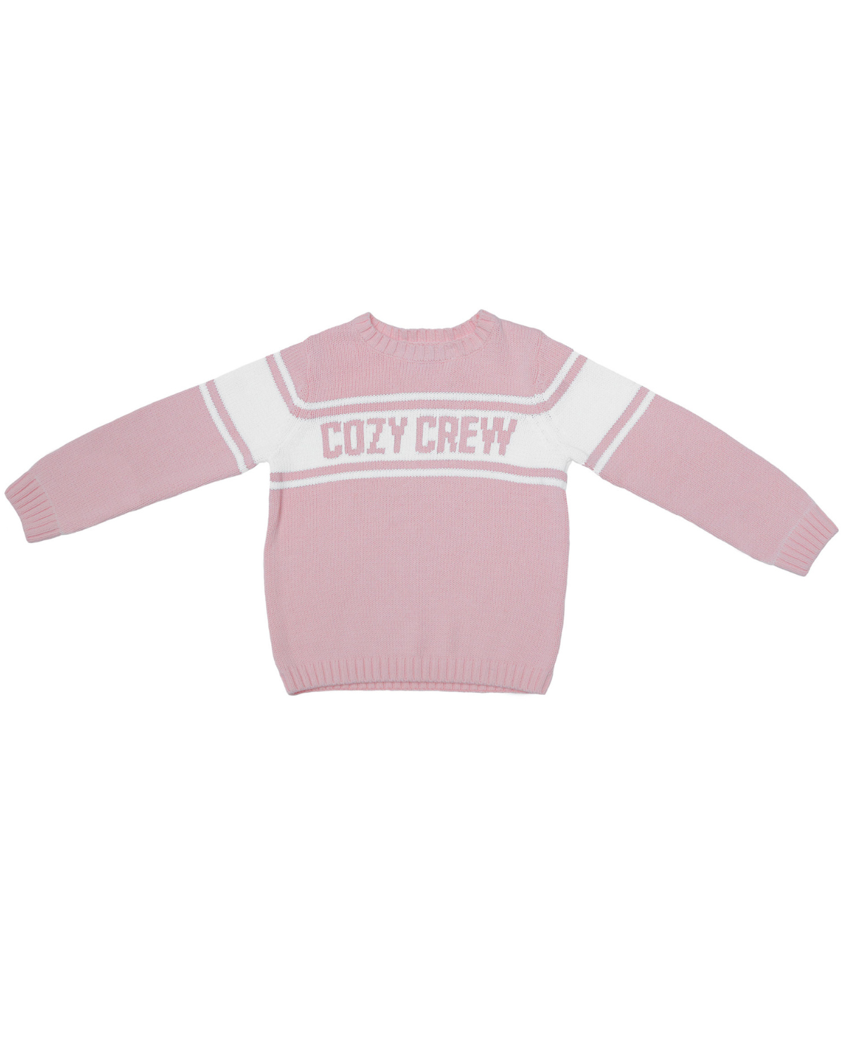 Kids Ballerina Pink Cozy Crew Sweater