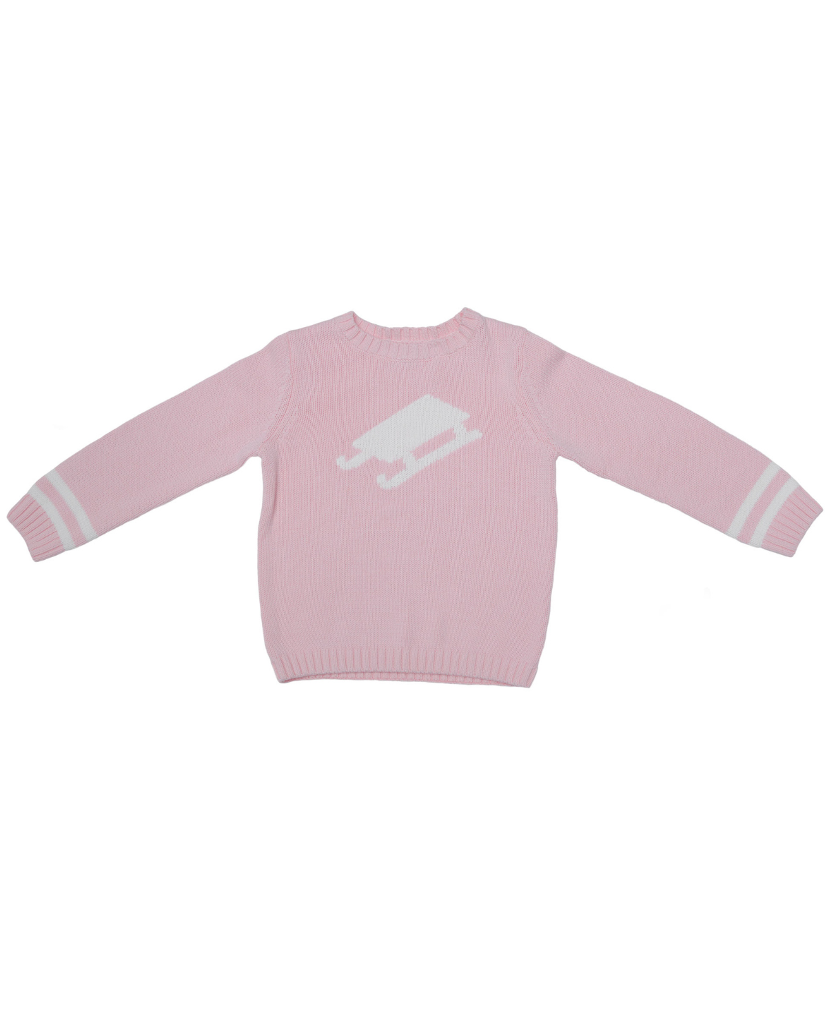 Kids Ballerina Pink Sled Sweater