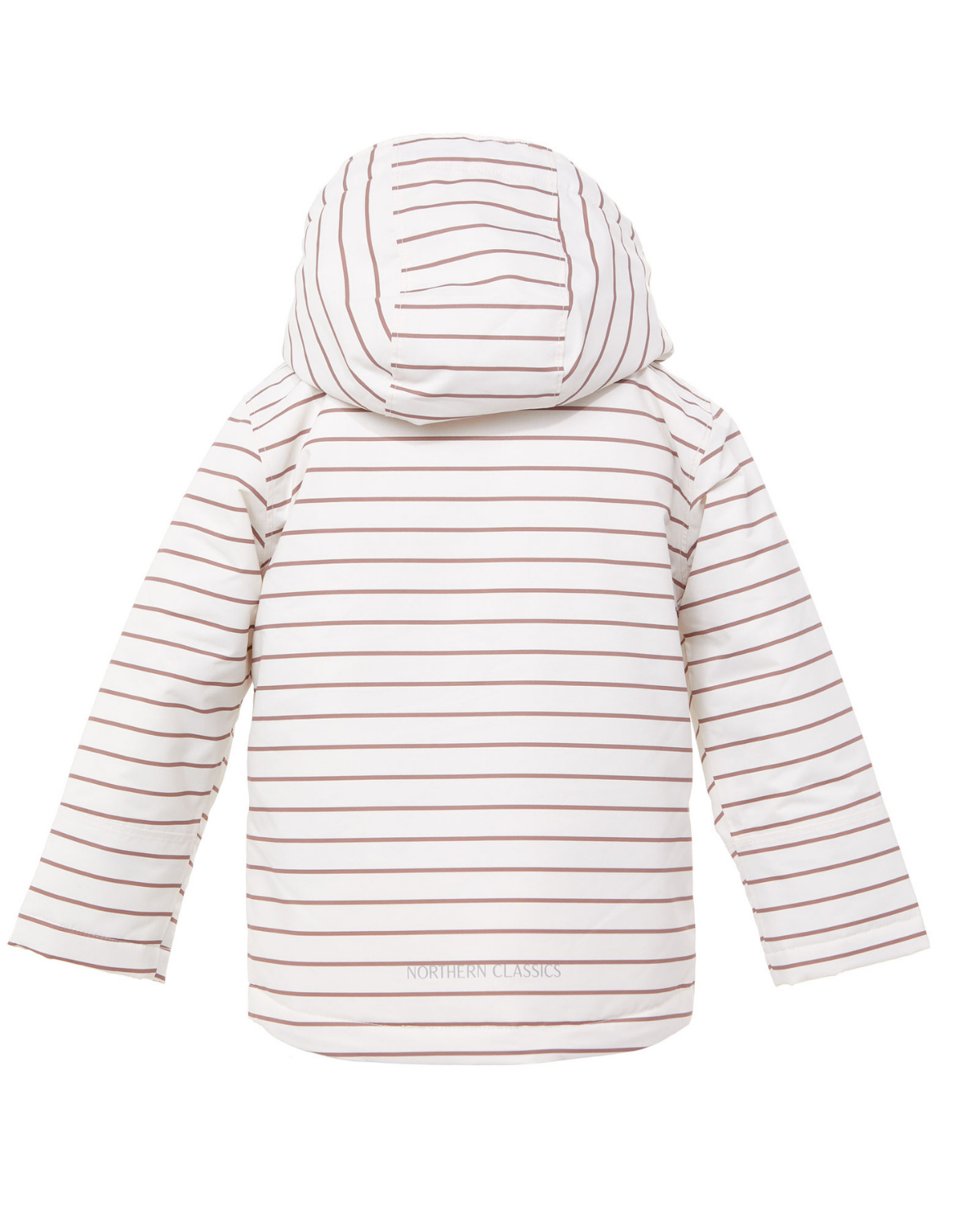 Kids Breton Stripe Winter Coat