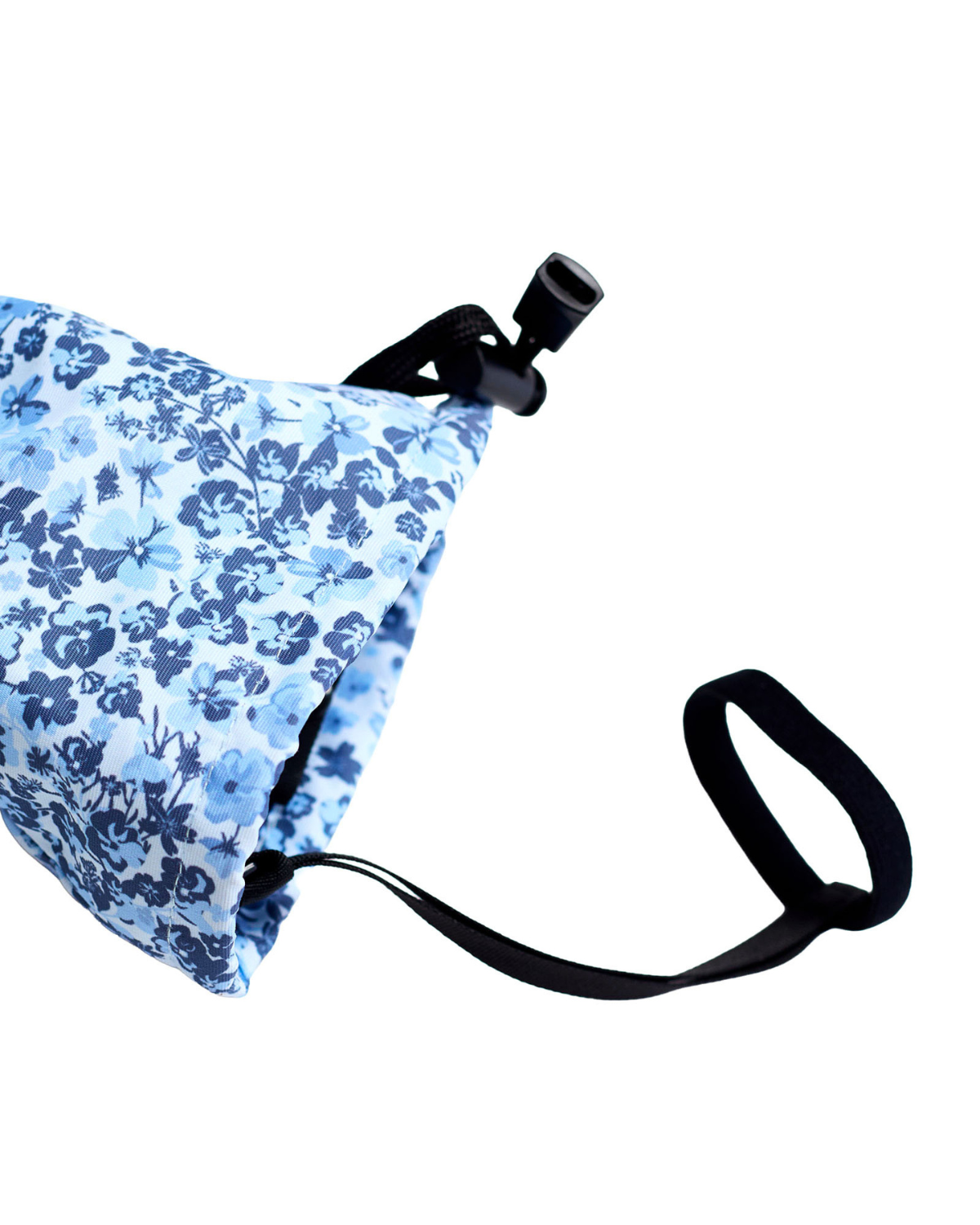 Kids Waterproof Mitten in Blue Ditsy Floral