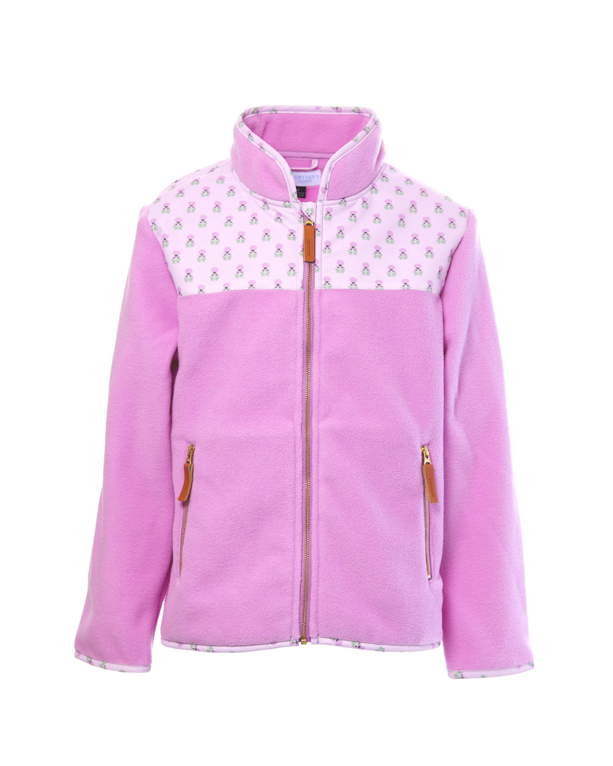Kids Fleece Jacket in Pink Lavender