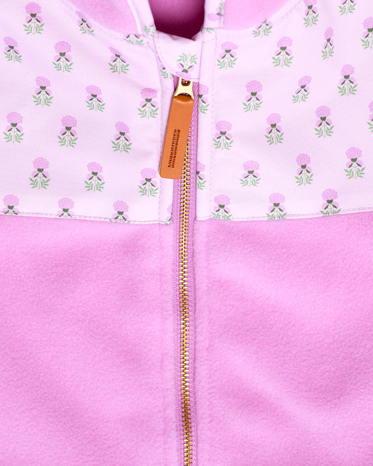 Kids Fleece Jacket in Pink Lavender