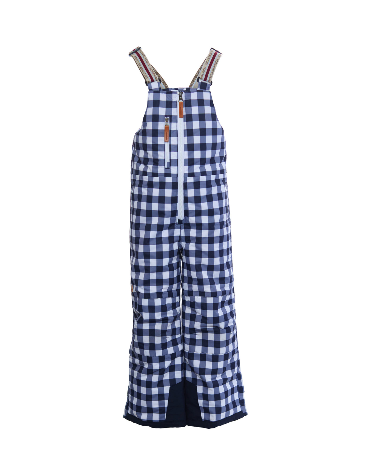 Kids Snow Pant in Navy Gingham