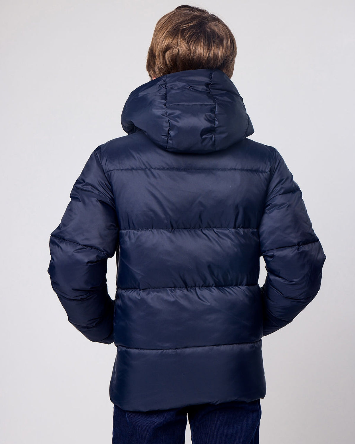 Kids Ultra Puff Coat in Navy Blue
