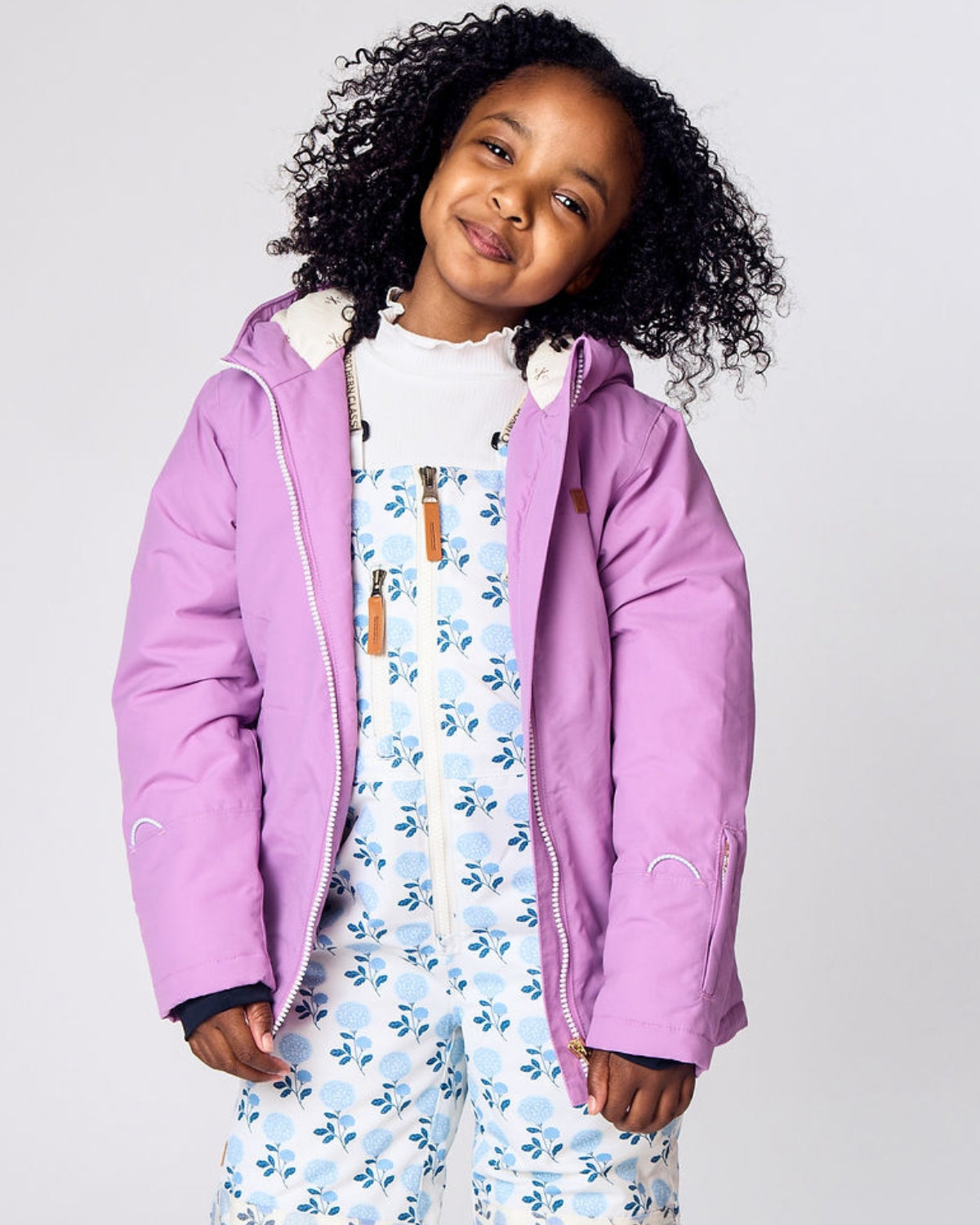 Kids Snow Pant in Hydrangea