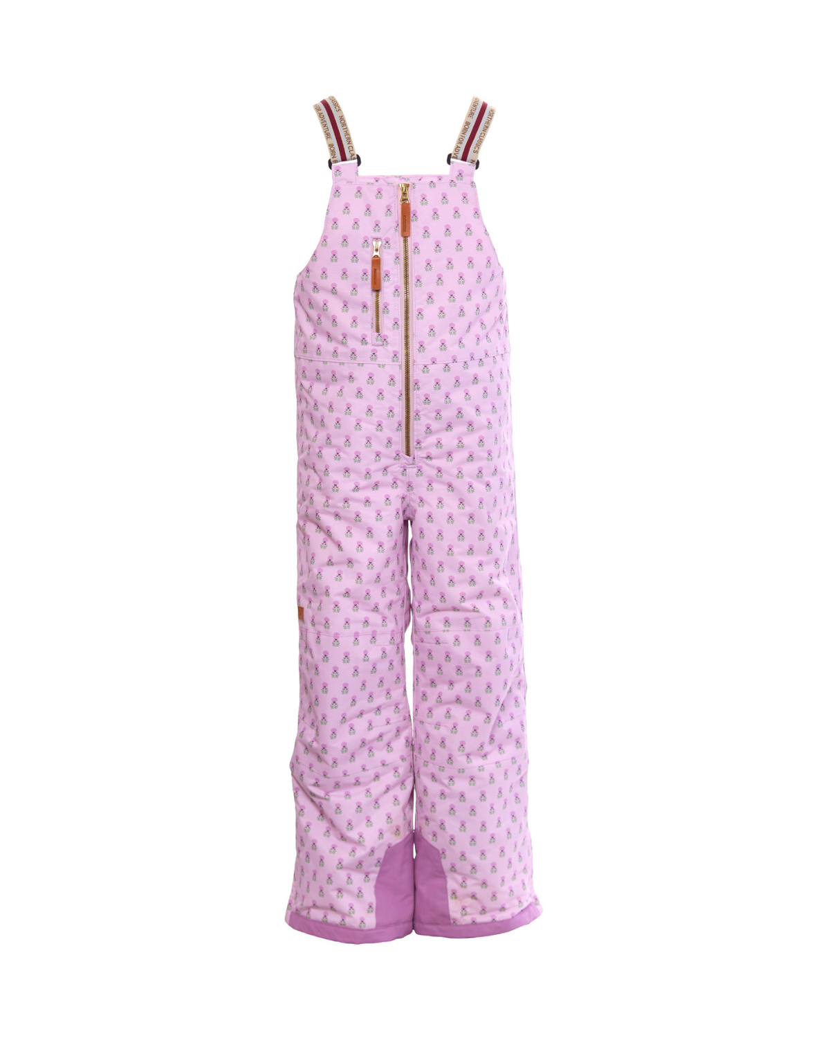 Kids Snow Pant in Pink Marigold