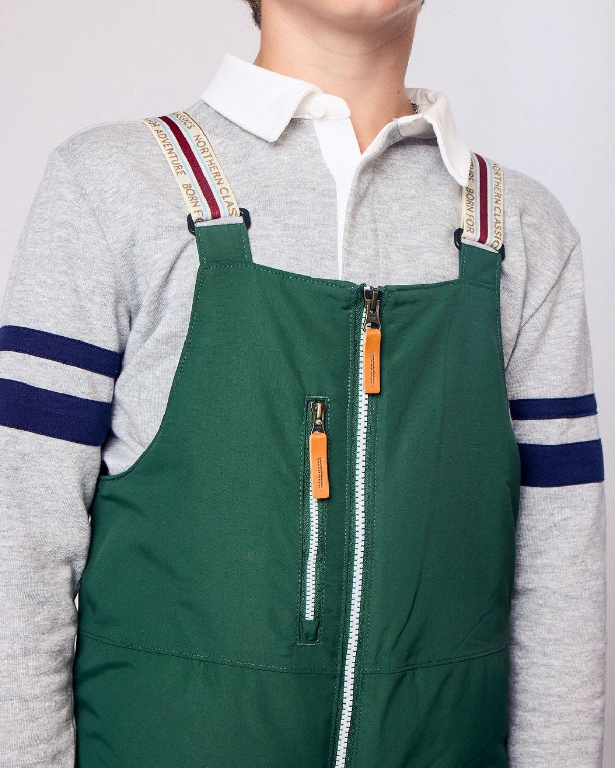 Kids Snow Pant in Ivy Green