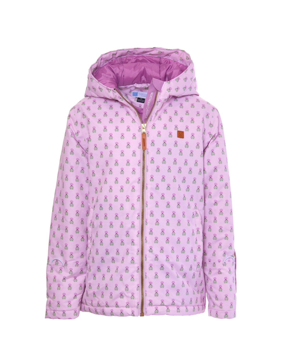 Women's Winter Coat in Pink Marigold