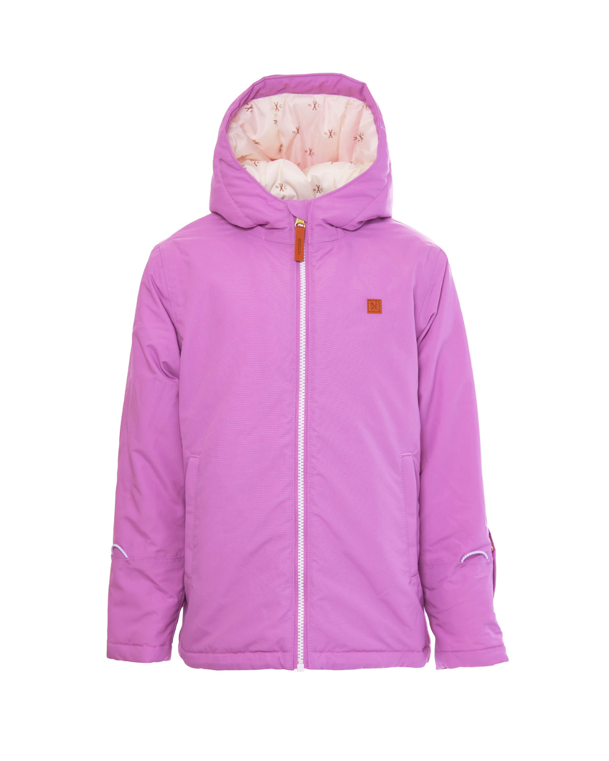 Kids Winter Coat in Pink Lavender