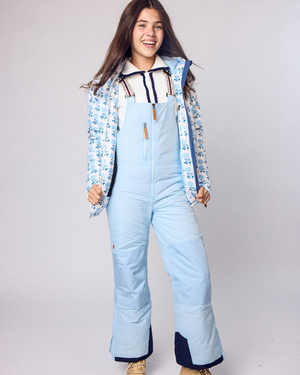 Kids Snow Pant in Cloud Blue