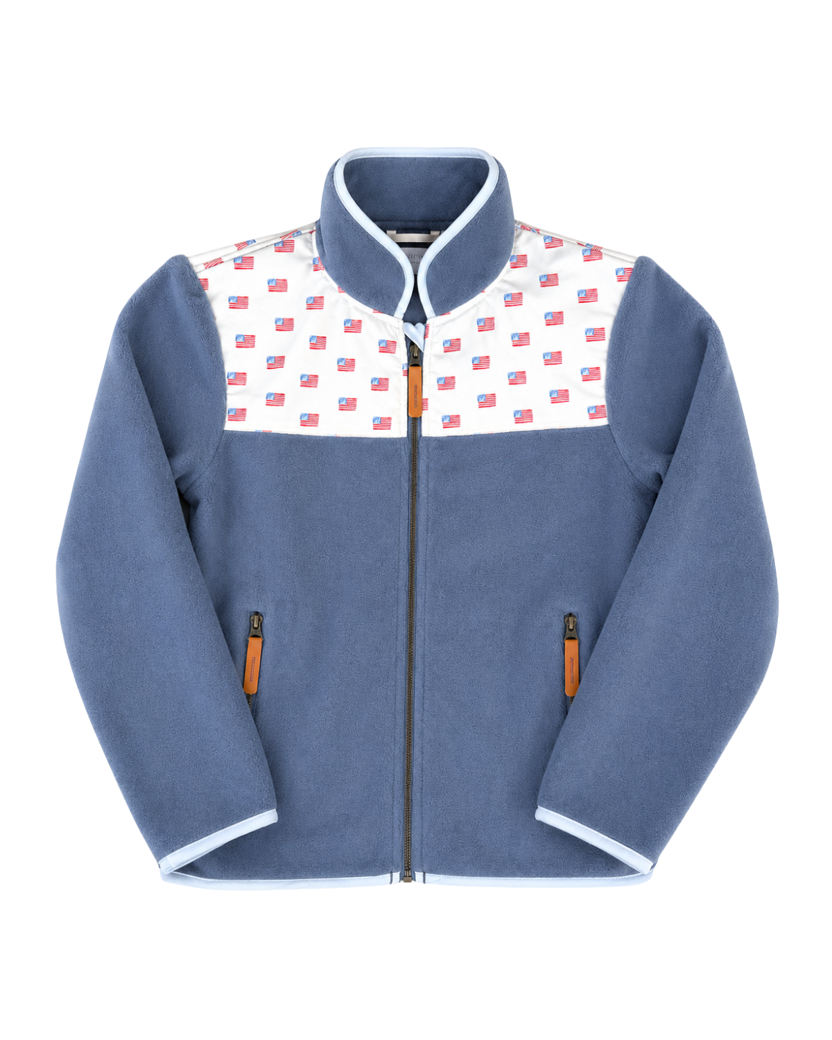 Kids Fleece Jacket in American Flag