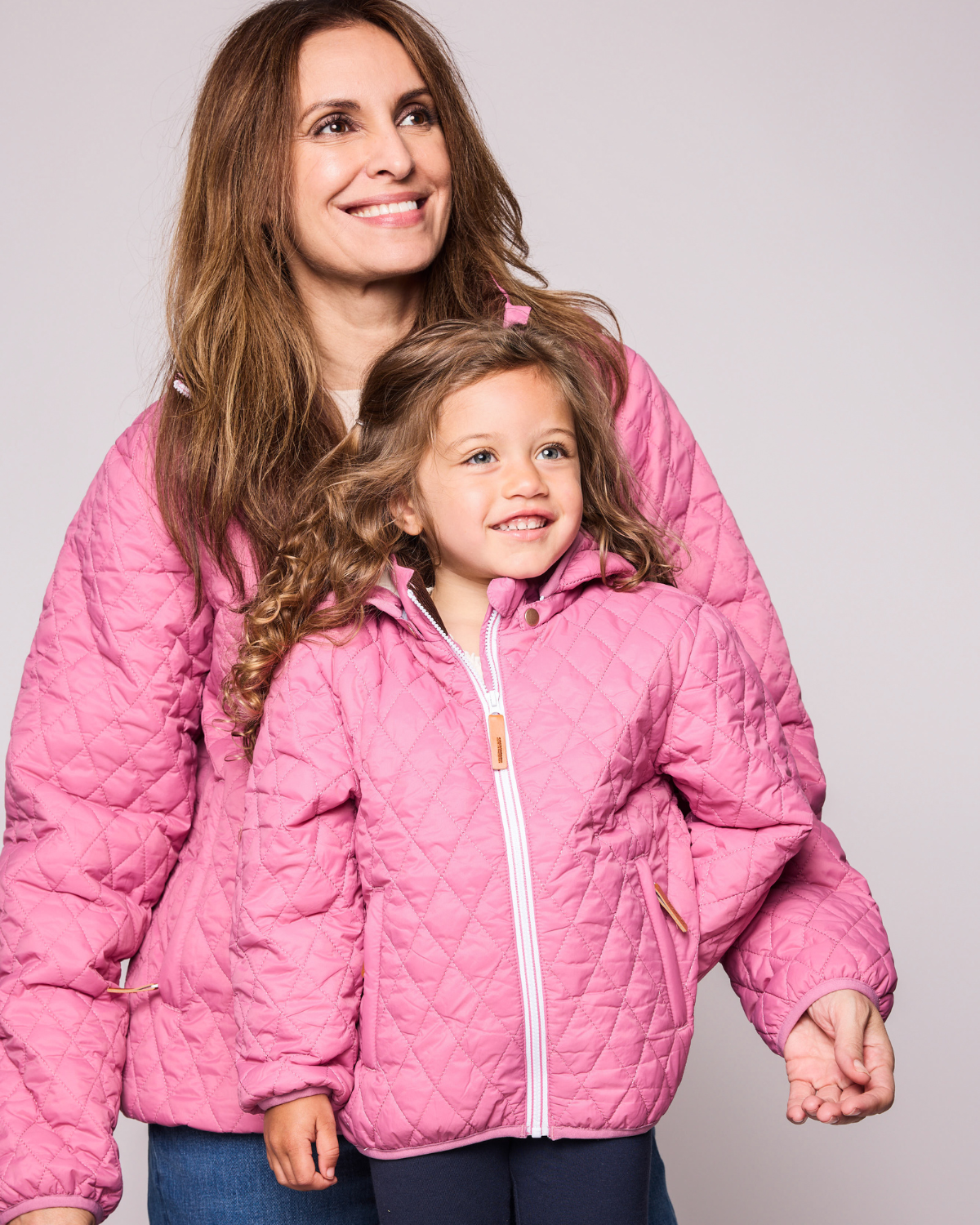 Kids Rose Pink Quilted Puffer Jacket